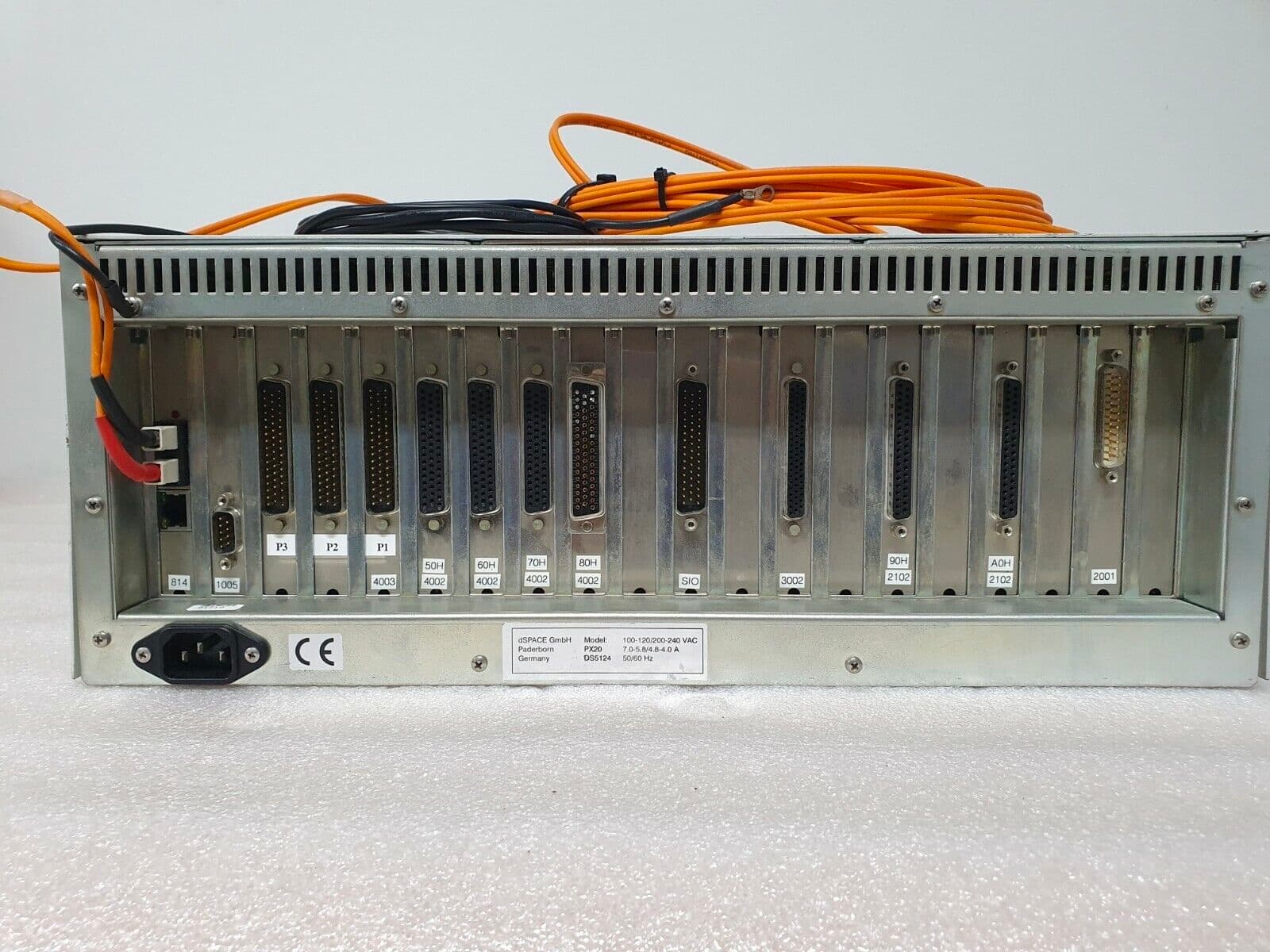 Twelve dSpace PX20 HIL test boards from a factory clearance lot